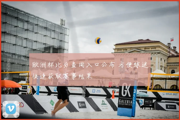 欧洲杯比分查询入口公布 方便球迷快速获取赛事结果